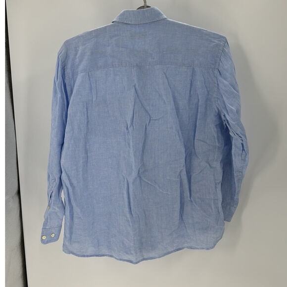 Orvis Pure Linen Long-Sleeved Shirt classic fit cool comfort summer lightweight - Picture 8 of 8
